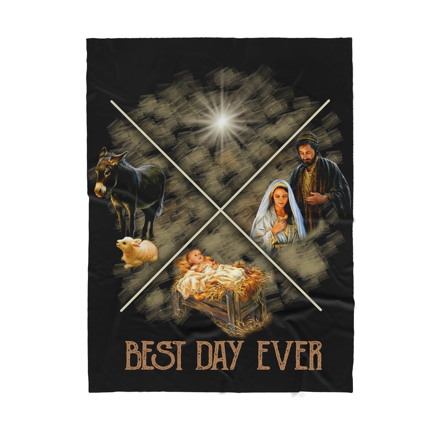 Premium Christian Jesus Best Day Ever Blanket - Best gift for Christian - sherpa blanket TT