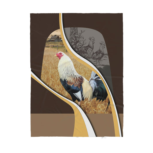 InfiniteStore 3D Printed Rooster Sherpa Blanket ML
