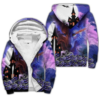 Halloween Wolf 3D All Over Printed Unisex Shirts