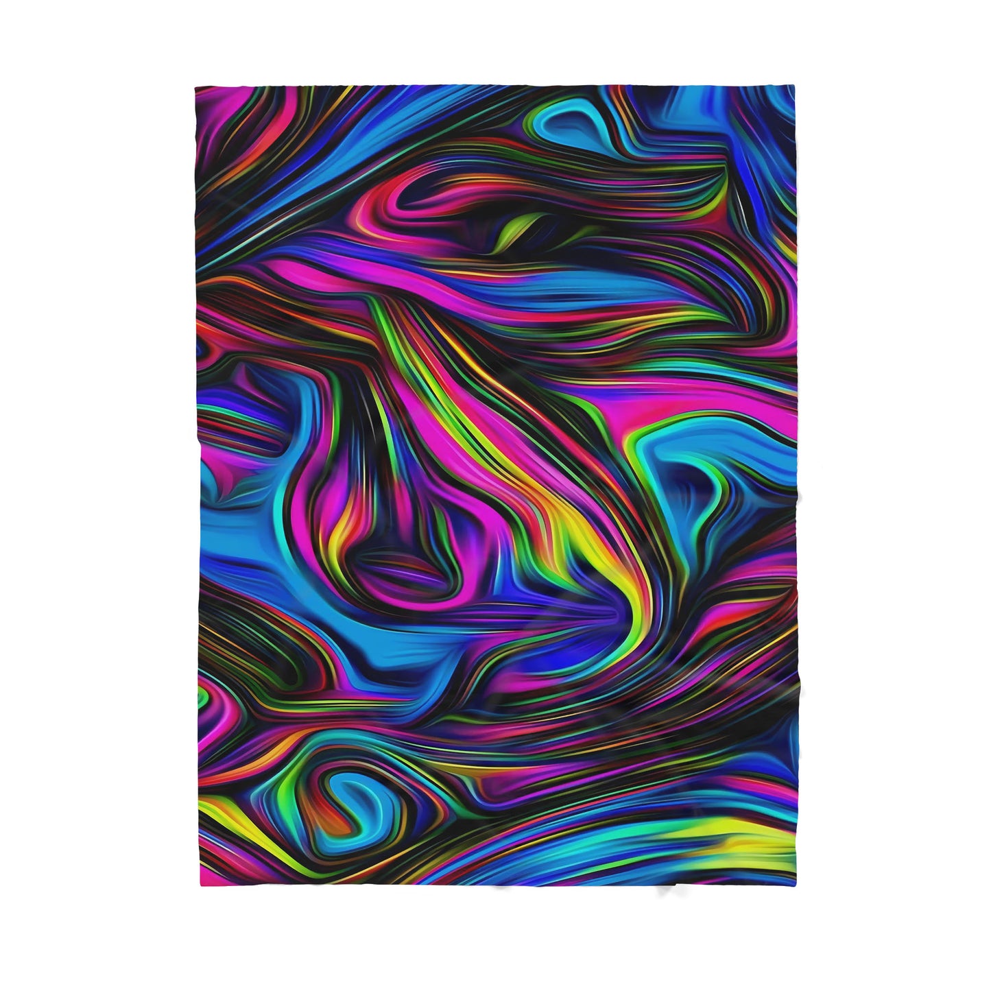 Hippie Colorful Sherpa Blanket