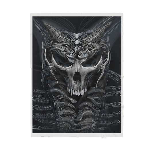 Death Skull Sherpa Blanket