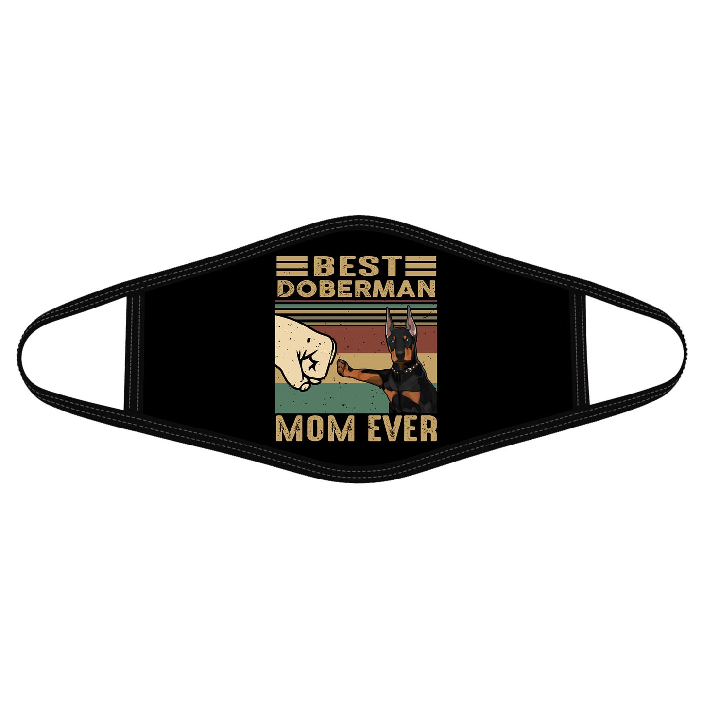 Doberman Dog Mom Face Mask DL