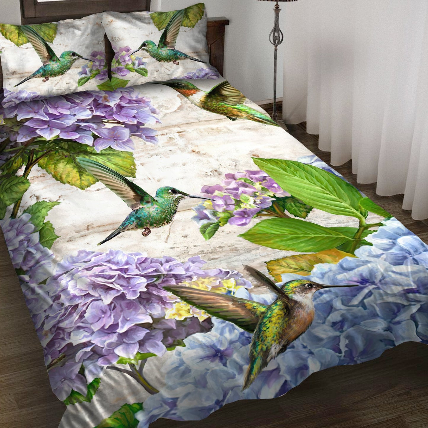 Hummingbird Art Bedding Set