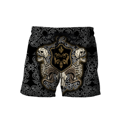 Gothic sign with skull and skeleton 3D all over printed for men and women HHT14082004