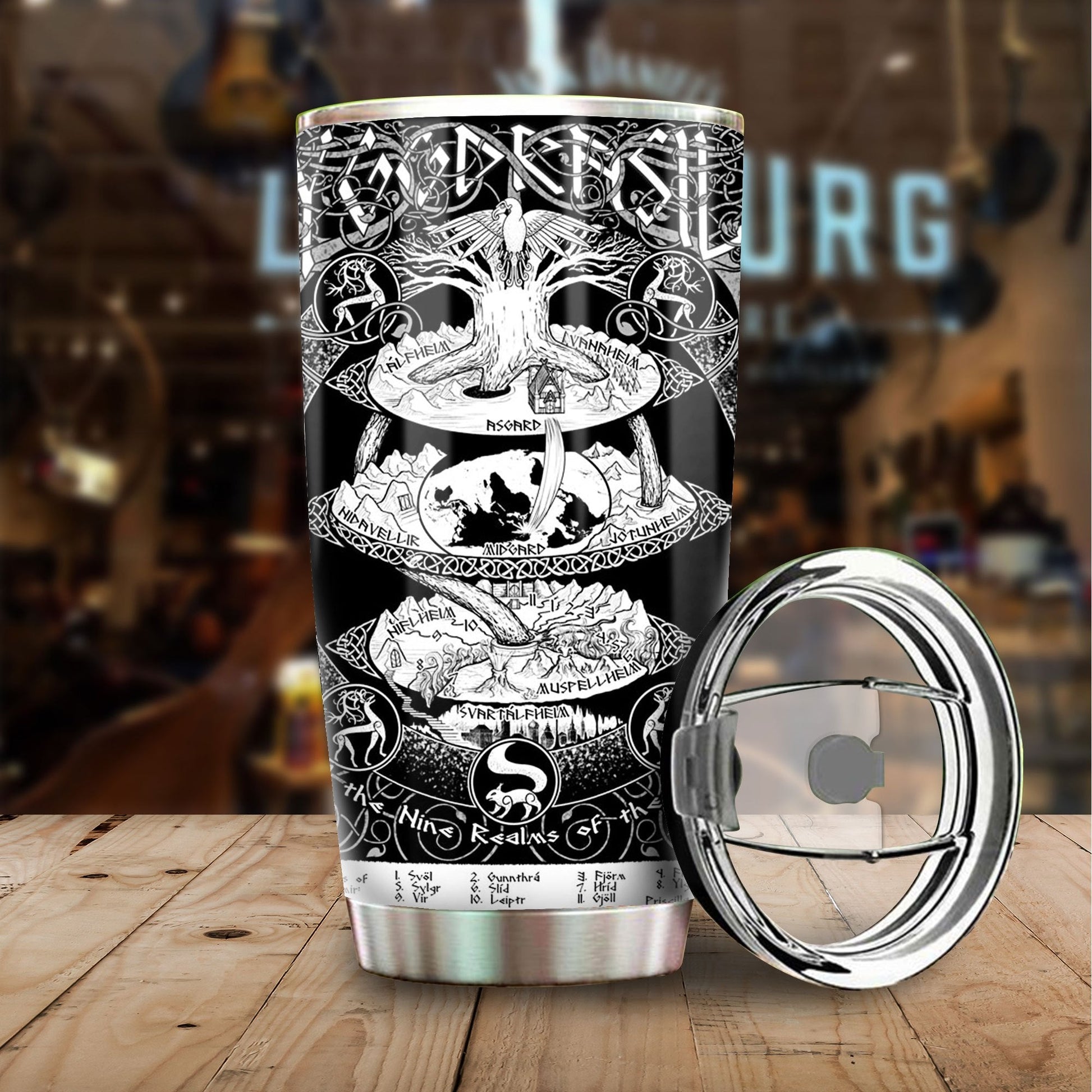 NORSE MYTHOLOGY STAINLESS STEEL TUMBLER TA031817 - Amaze Style™-