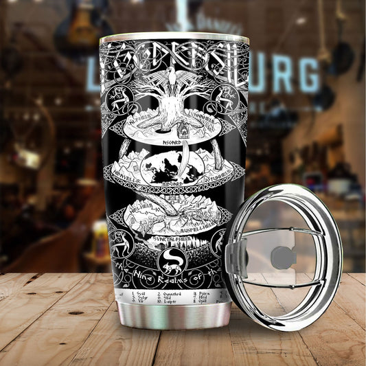 NORSE MYTHOLOGY STAINLESS STEEL TUMBLER TA031817 - Amaze Style™-