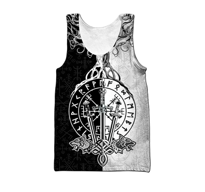 Love Viking Warriors tattoos 3D all over printed for man and women HHT01072002