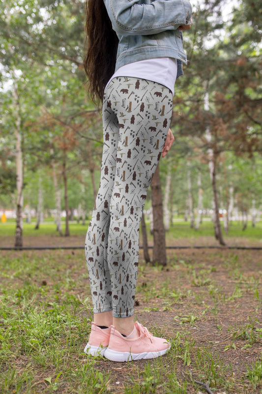 3D All Over Print Hunting Beer Legging - Amaze Style™-Apparel