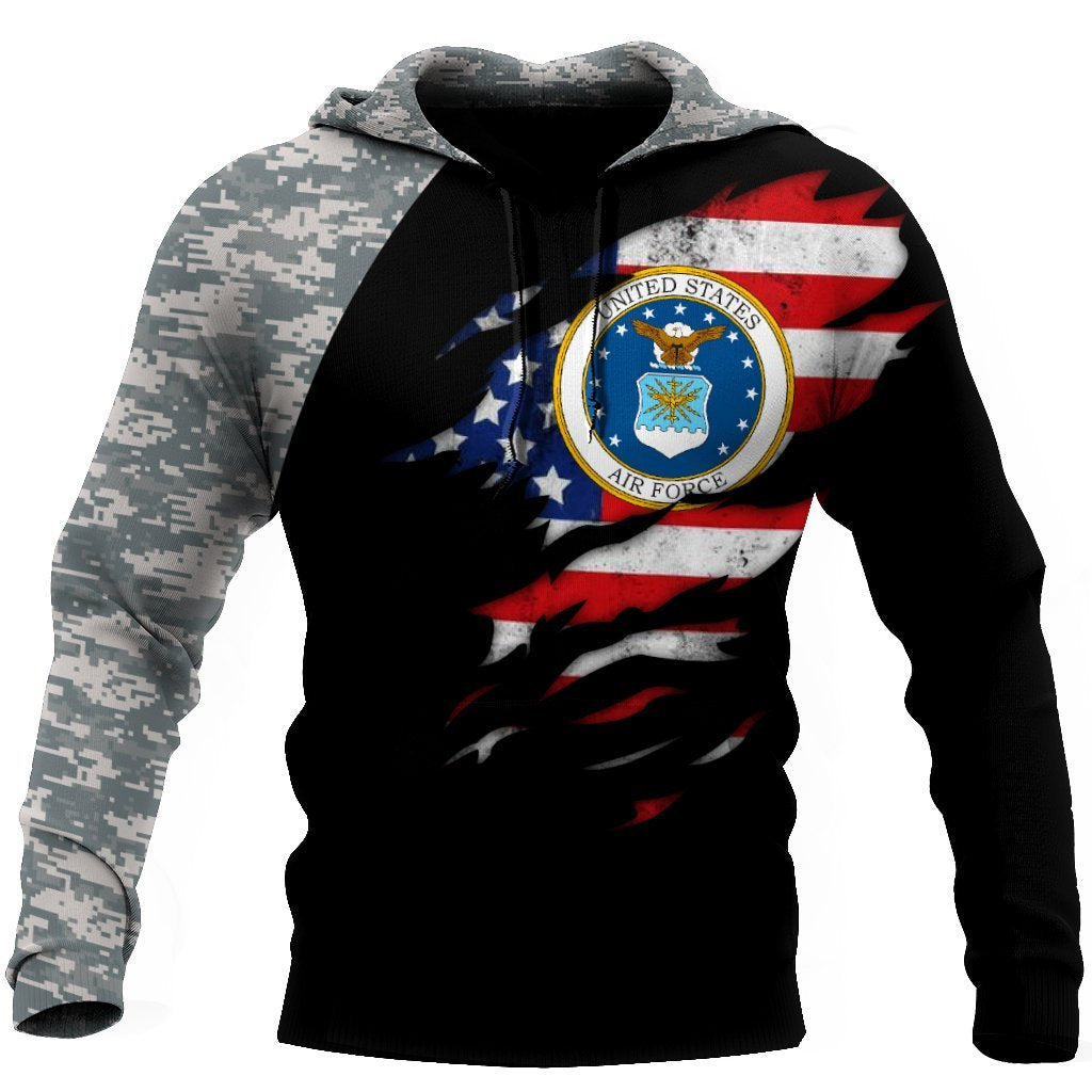 Soldier US Air Force 3D All Over Printed Shirt Hoodie MP22082006