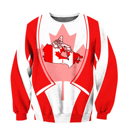 Canada In My Heart Red Maple Leaf Hoodie-HHT09072010