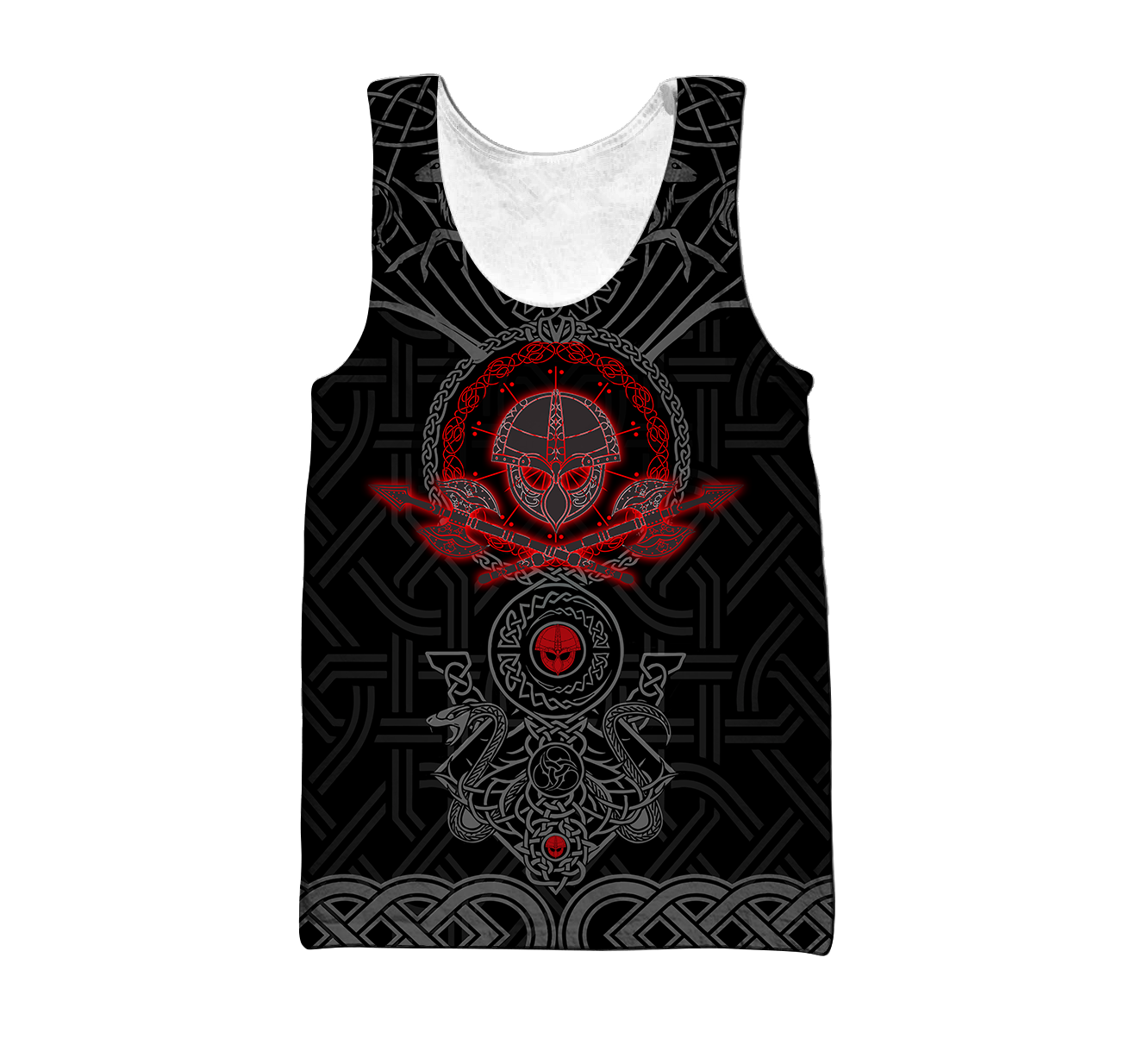 Love Viking Warriors tattoos 3D all over printed for man and women HHT30062001