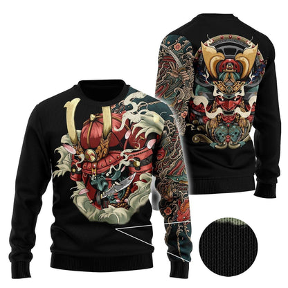 Samurai Tattoo 3D All Over Printed Unisex Shirts