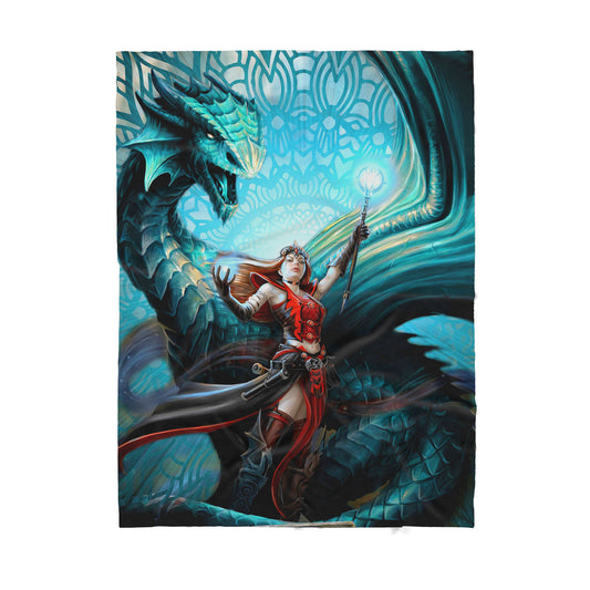 Custom Blanket Dragon - Gift For My Family - Sherpa Blanket HG