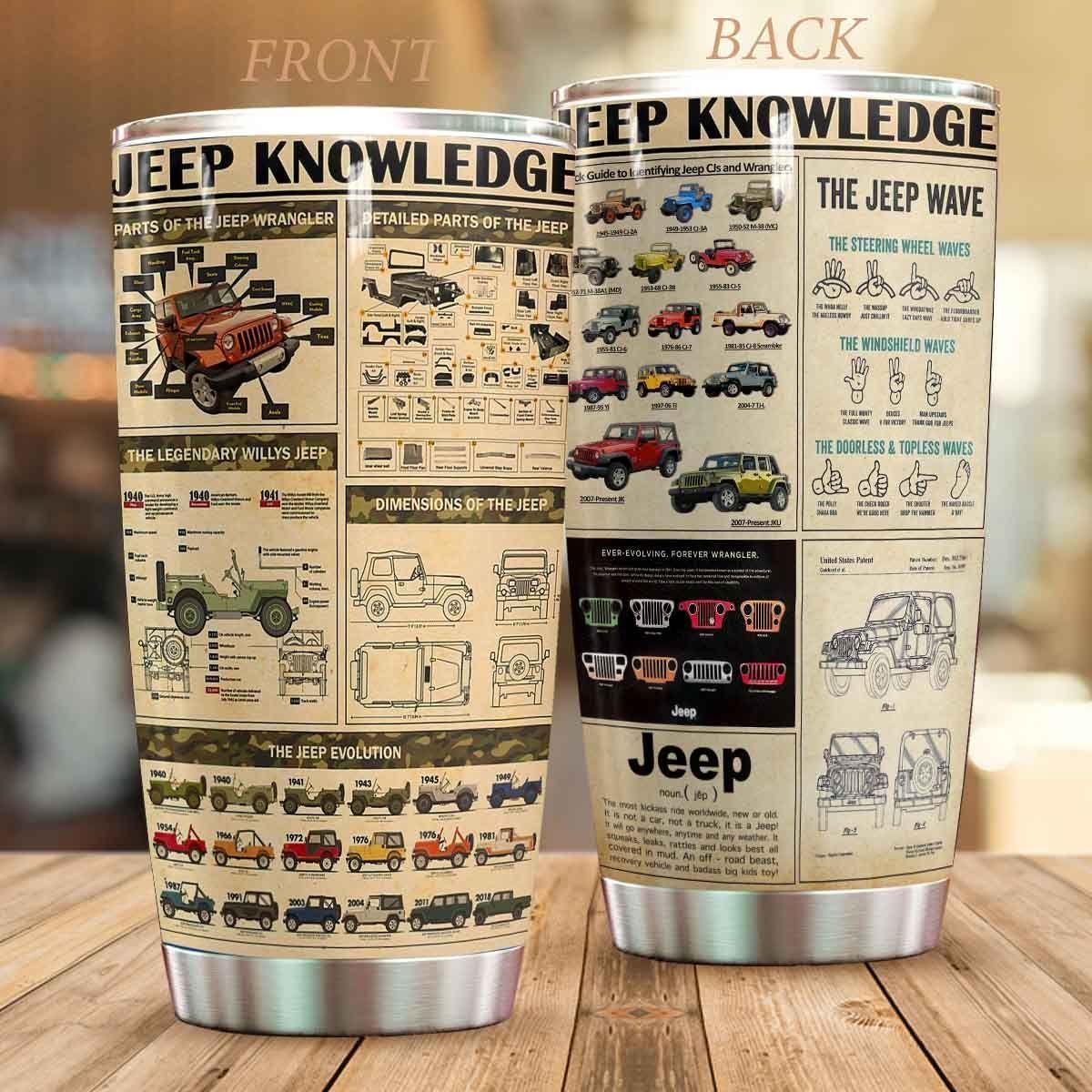 Jeep Knowledge Tumbler TA032302 - Amaze Style™-