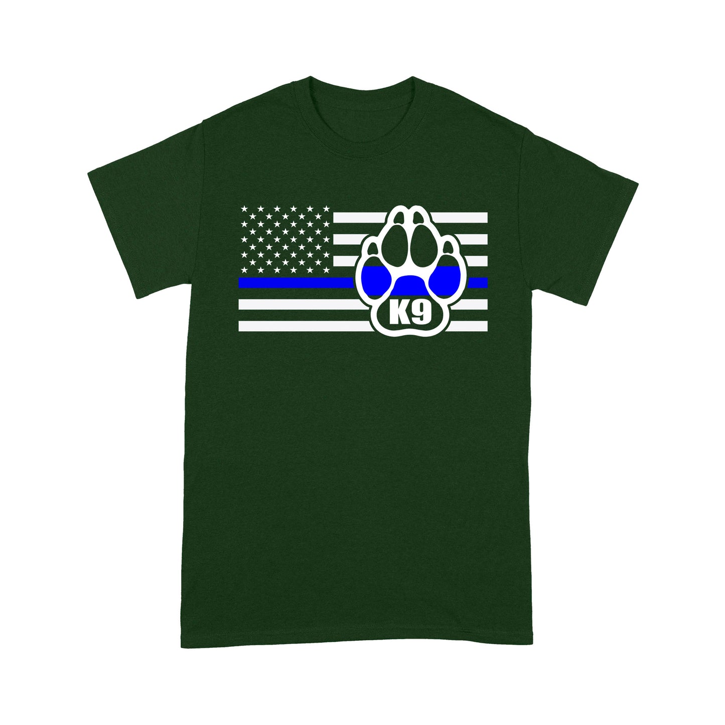 K9 Dog Thin Blue Line T-Shirt Special Gift For Policeman