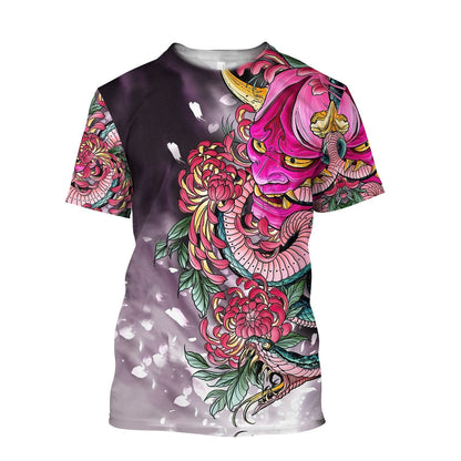 Japan Mask 3D All Over Printed Unisex Shirt