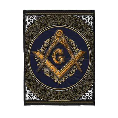 Freemasonry Sherpa Blanket