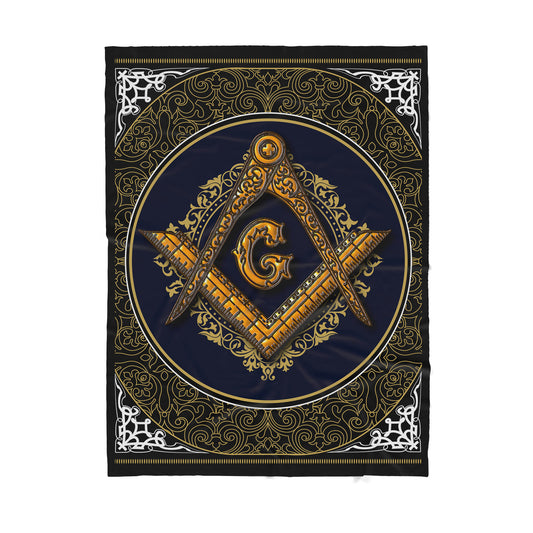 Freemasonry Sherpa Blanket