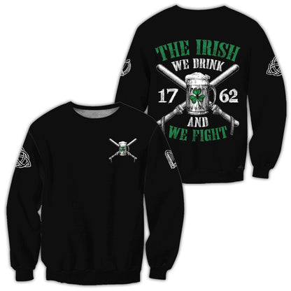Irish Saint Patrick Day 3D All Over Printed Unisex Shirt