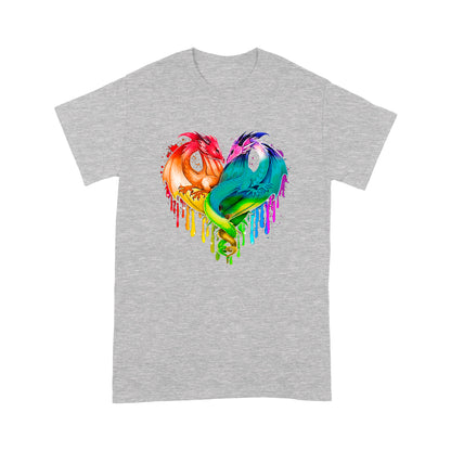 Coloful Dragon Couple T-shirt MEI