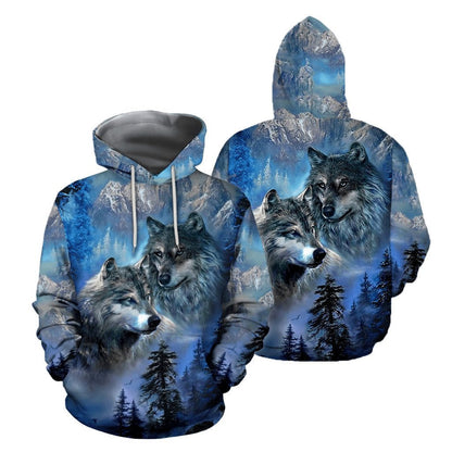 Wolf Native American 3D All Over Printed Unisex Shirts