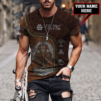 Customize Name Viking 3D All Over Printed Unisex Shirts