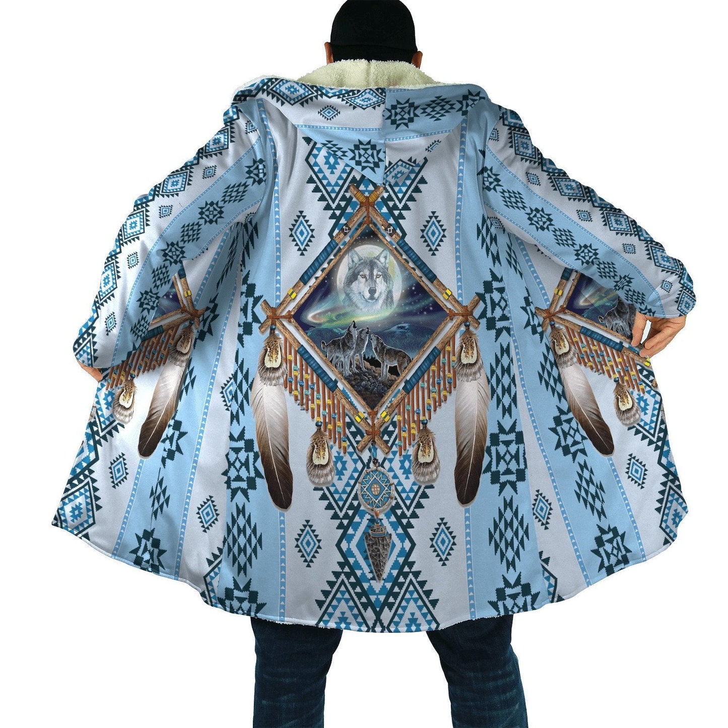 Wolf Native American 3D All Over Printed Unisex Shirts