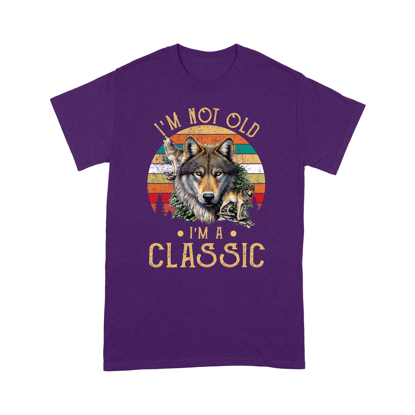 Wolf I Am Not Old Deluxe T-shirt ML