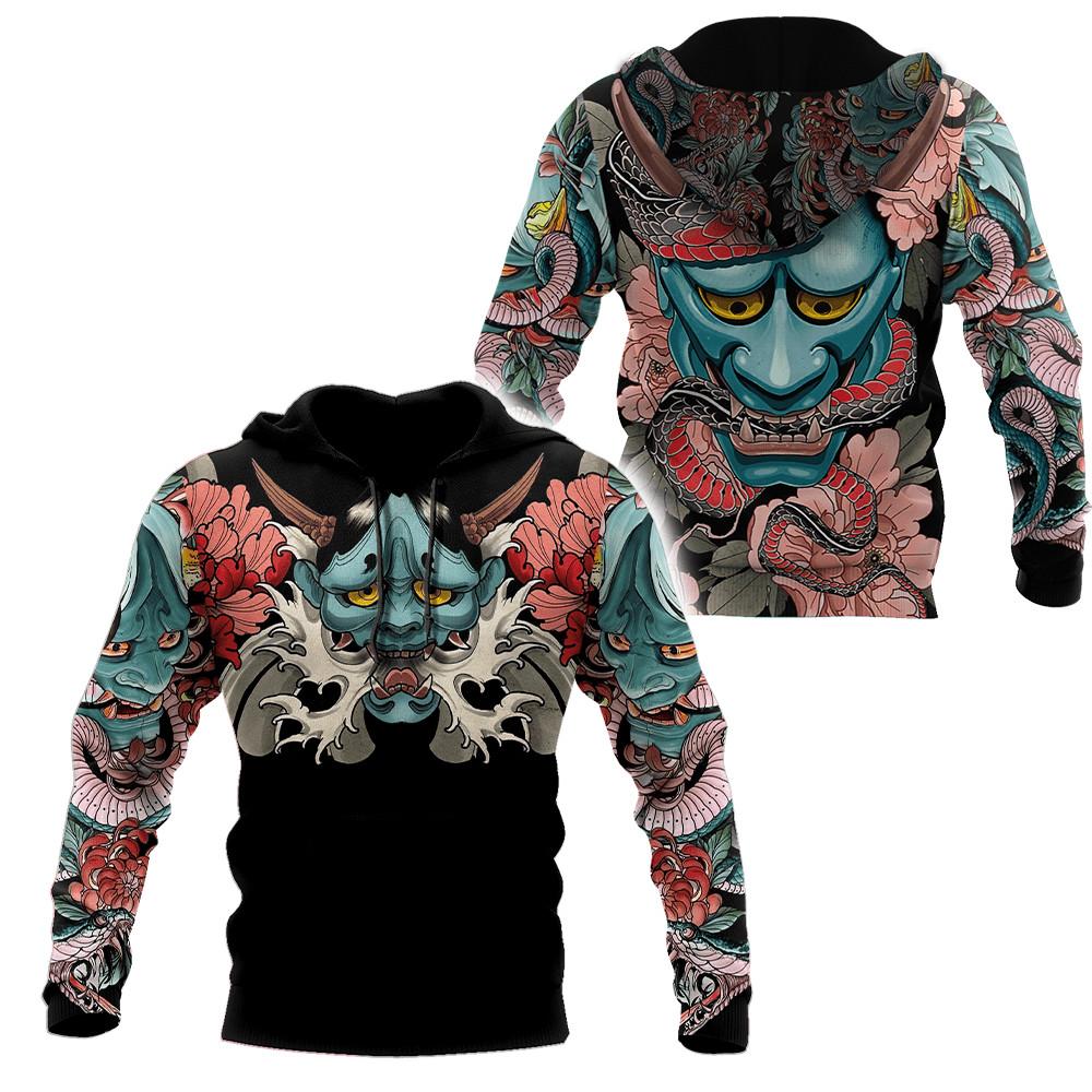 Japan Mask 3D All Over Printed Unisex Shirts