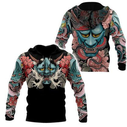 Japan Mask 3D All Over Printed Unisex Shirts