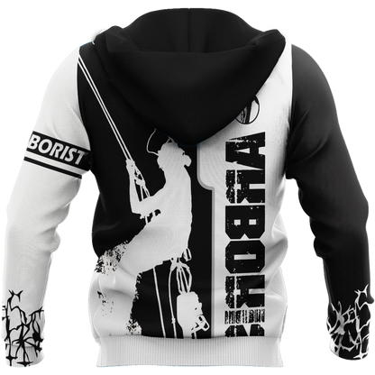 Premium Black And White Arborist All Over Printed Shirts For Men And Women MEI
