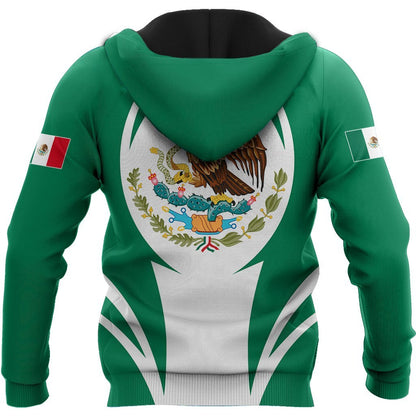 Mexico 3D All Over Printed Unisex Hoodie