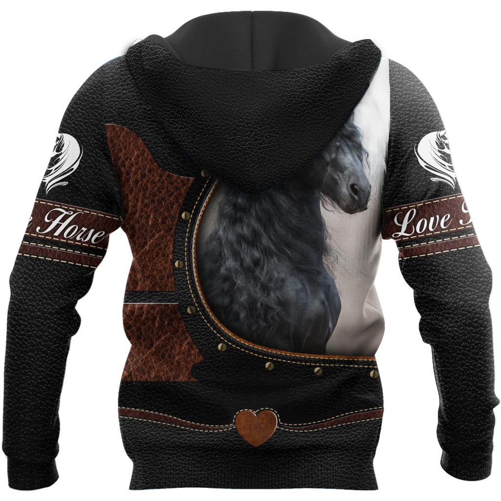 Friesian Horse 3D All Over Printed Shirts For Men And Women TR1711204