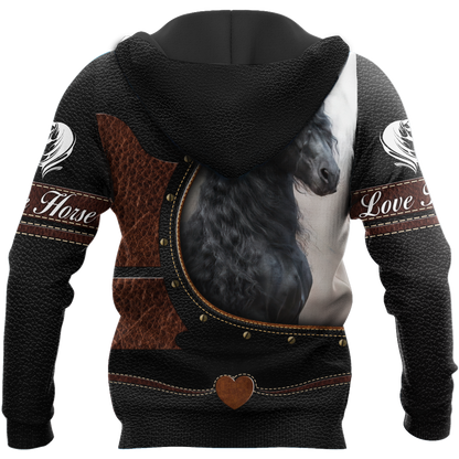 Friesian Horse 3D All Over Printed Shirts For Men And Women TR1711204