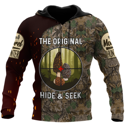 Mushroom hunter The original hide and seek 3d print shirts