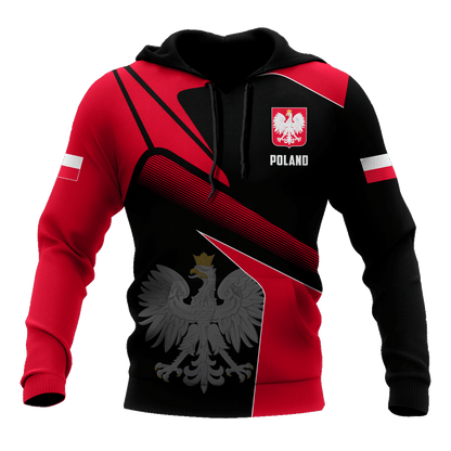 Personalized Polska 3D All Over Printed Unisex Hoodie