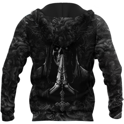 Skull 3D All Over Printed Unisex Shirts Wolf Skull