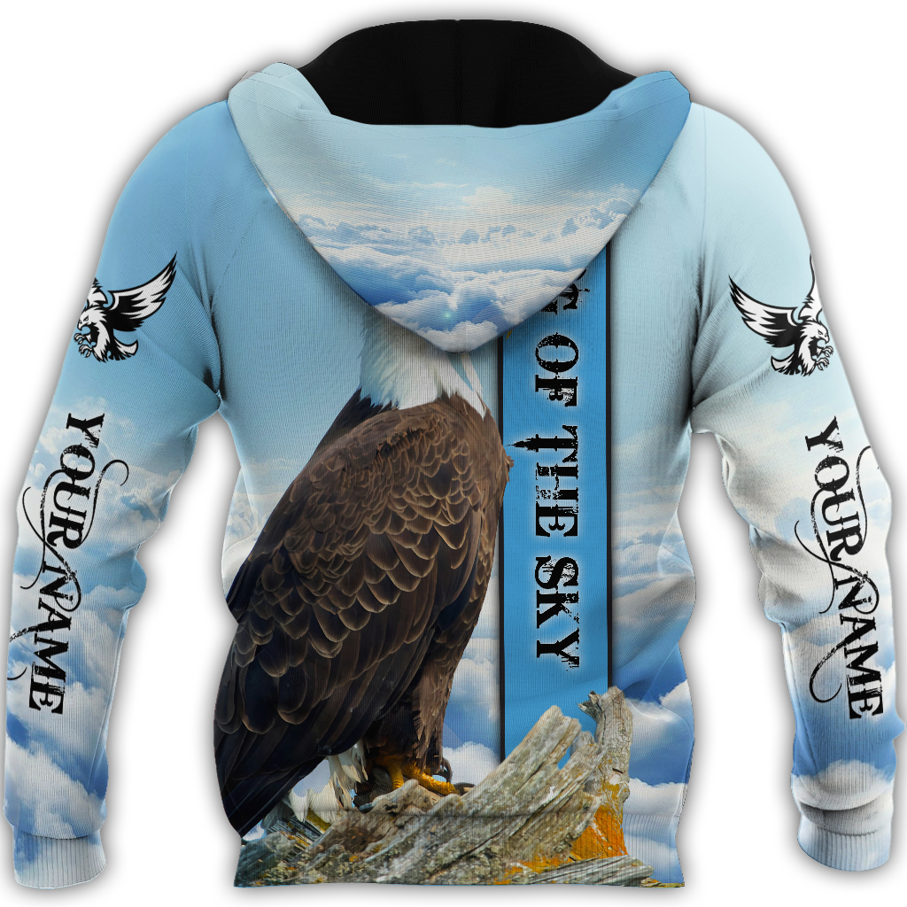 Customize Name Eagle 3D All Over Printed Shirts For Men and Women