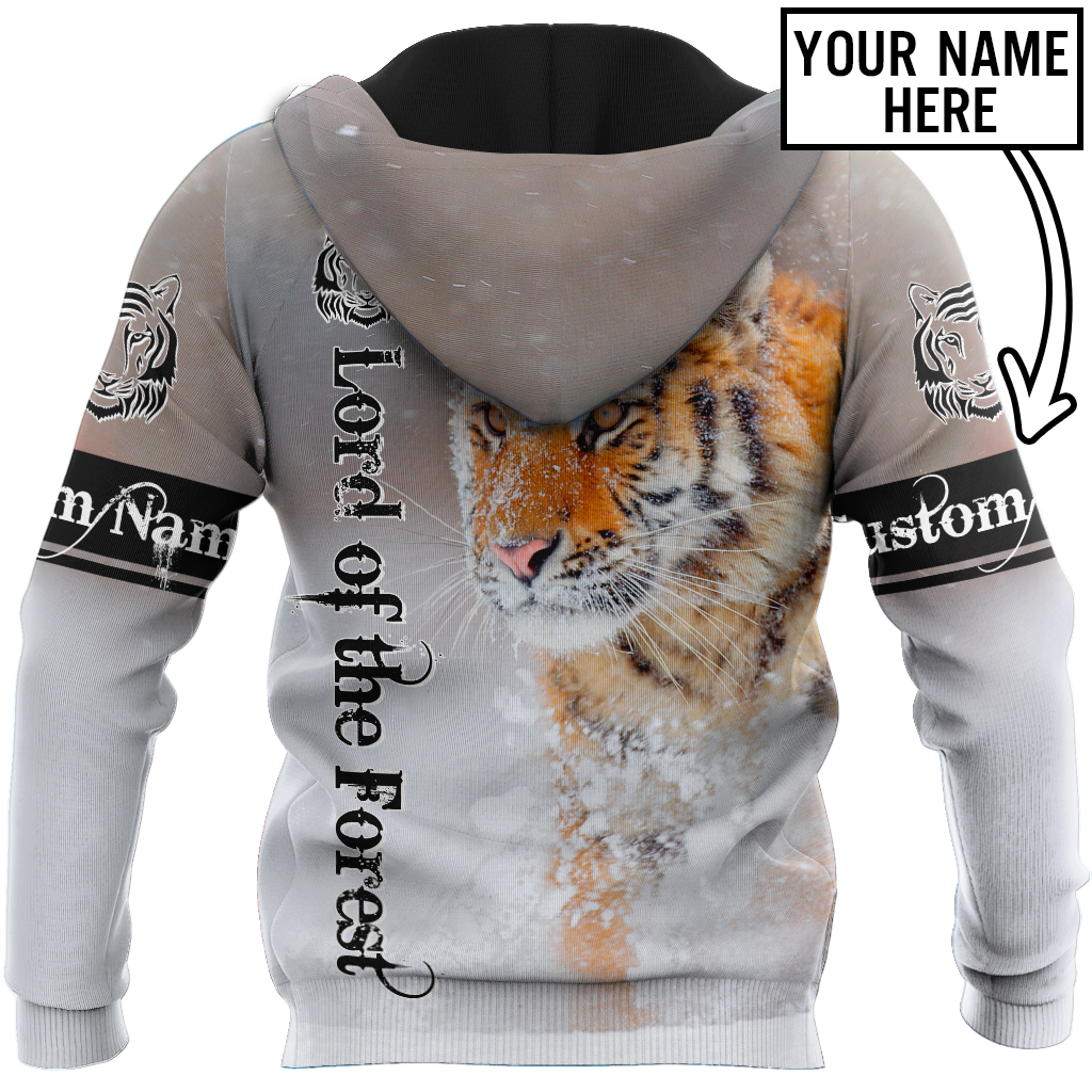 Customize Name Tiger 3D All Over Printed Shirts