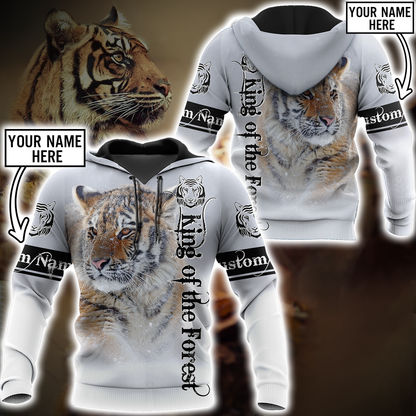 Customize Name Tiger 3D All Over Printed Shirts