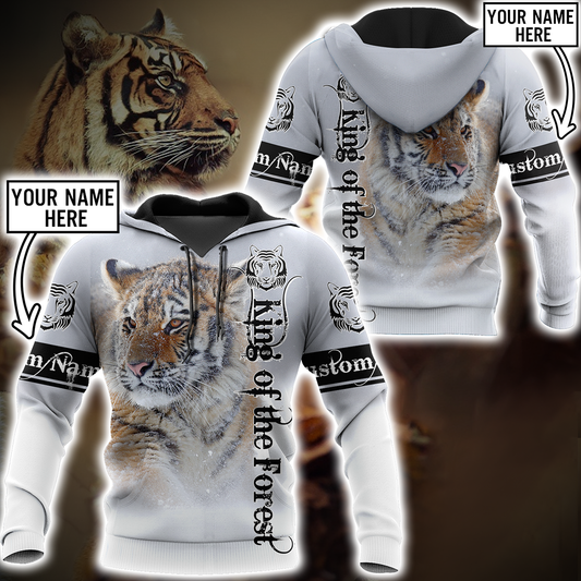 Customize Name Tiger 3D All Over Printed Shirts