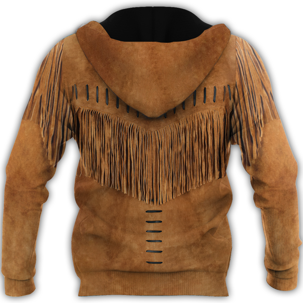 Cowboy Jacket No14 Cosplay 3D Over Printed Unisex Deluxe Hoodie ML