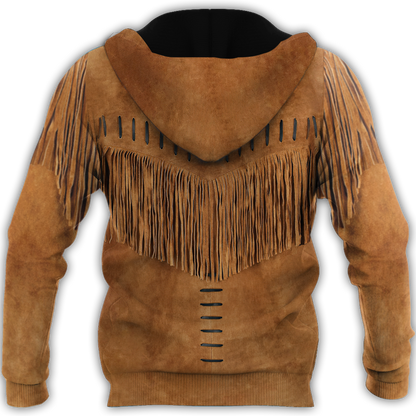 Cowboy Jacket No14 Cosplay 3D Over Printed Unisex Deluxe Hoodie ML