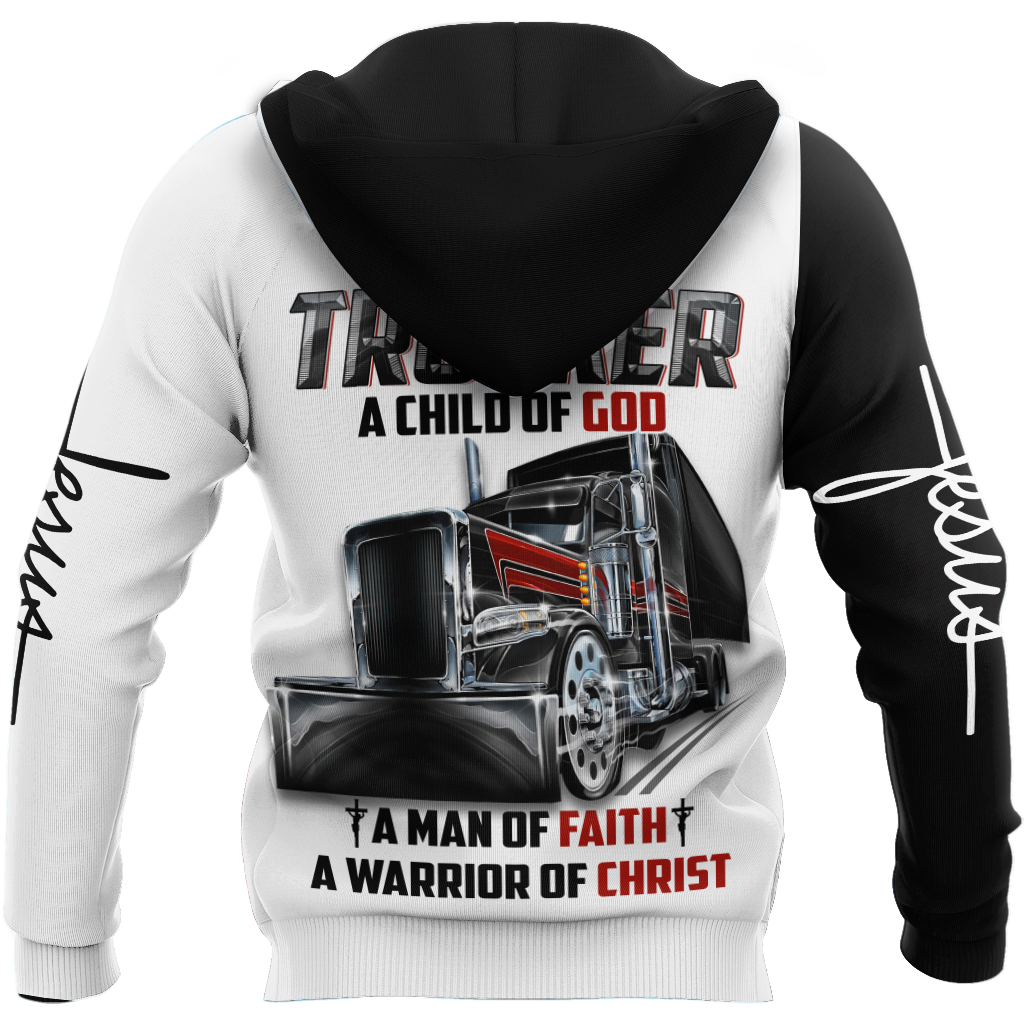Premium Unisex All Over Printed Jesus Trucker Shirts MEI
