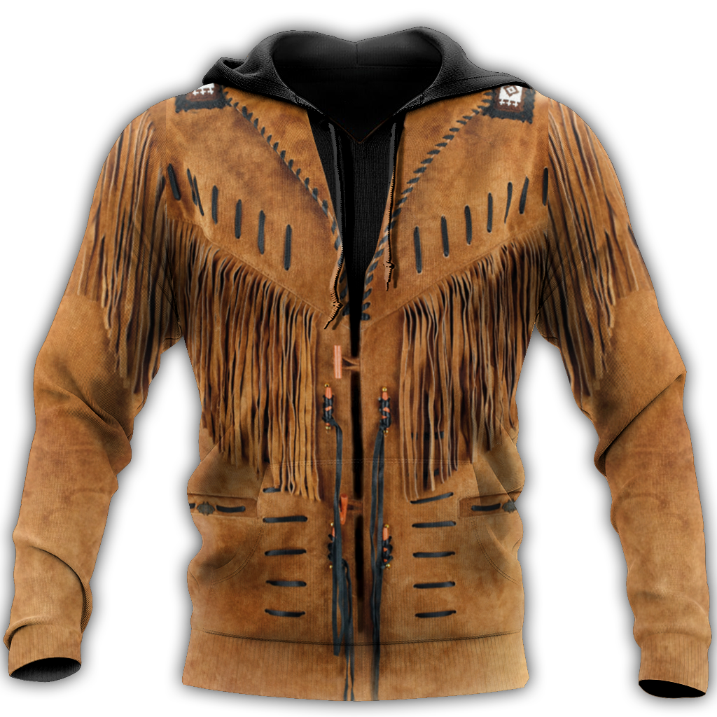 Cowboy Jacket No14 Cosplay 3D Over Printed Unisex Deluxe Hoodie ML