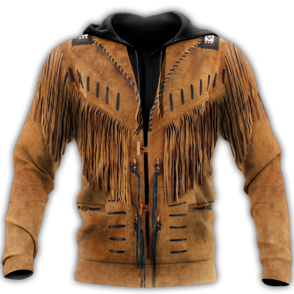 Cowboy Jacket No14 Cosplay 3D Over Printed Unisex Deluxe Hoodie ML