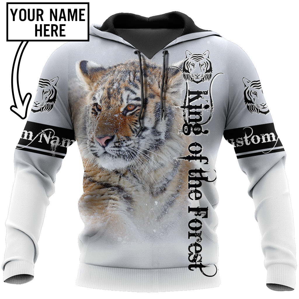Customize Name Tiger 3D All Over Printed Shirts