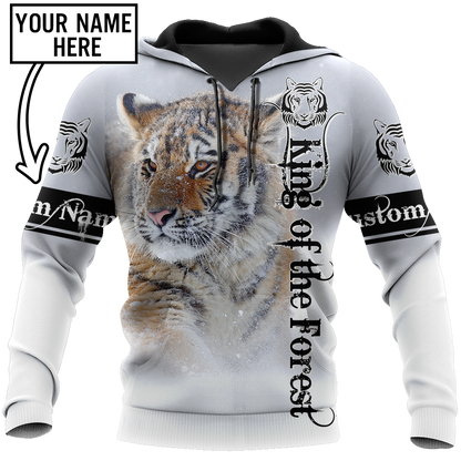 Customize Name Tiger 3D All Over Printed Shirts
