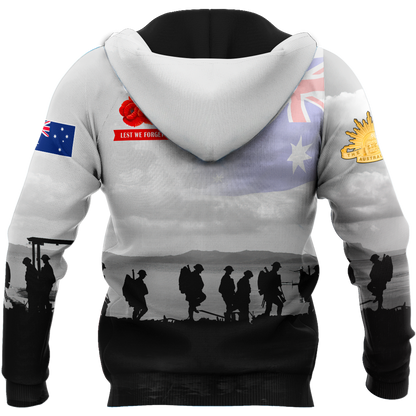 Premium Lest We Forget Anzac Day 3D All Over Printed