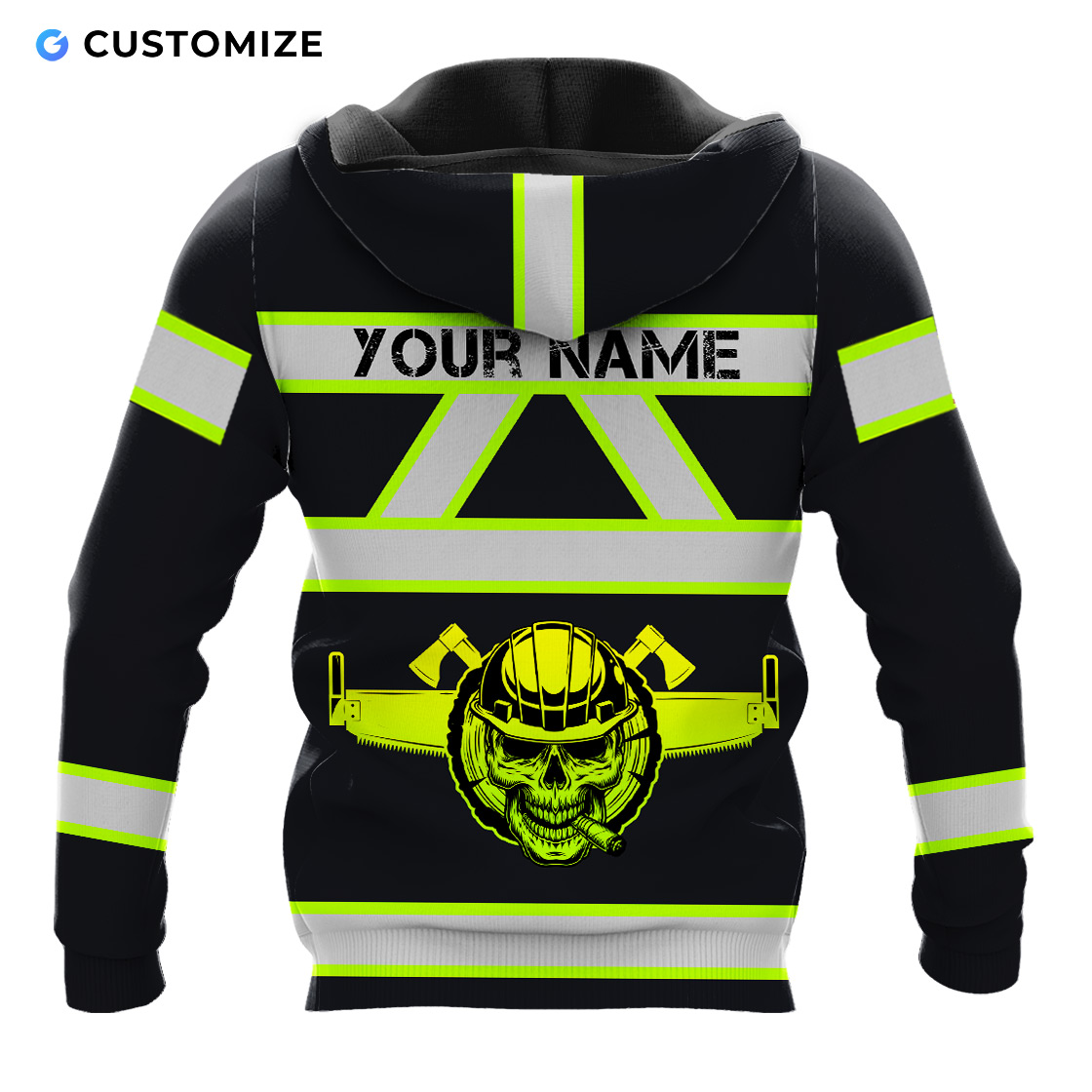 Personalized Name Carpenter 3D All Over Printed Unisex Safety Ver 4